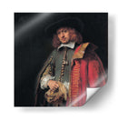 Retrato de Jan Six - Rembrandt van Rijn | Cuadro decorativo de Canvas Lab