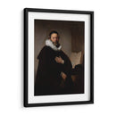 Retrato de Johannes Wtenbogaert - Rembrandt van Rijn | Cuadro decorativo de Canvas Lab