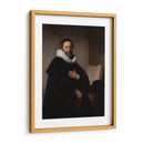 Retrato de Johannes Wtenbogaert - Rembrandt van Rijn | Cuadro decorativo de Canvas Lab