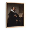 Retrato de Johannes Wtenbogaert - Rembrandt van Rijn | Cuadro decorativo de Canvas Lab