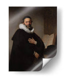 Retrato de Johannes Wtenbogaert - Rembrandt van Rijn | Cuadro decorativo de Canvas Lab