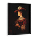 Retrato de Saskia van Uylenburgh con sombrero - Rembrandt van Rijn | Cuadro decorativo de Canvas Lab