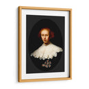 Retrato de una joven mujer - Rembrandt van Rijn | Cuadro decorativo de Canvas Lab