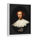 Retrato de una joven mujer - Rembrandt van Rijn | Cuadro decorativo de Canvas Lab