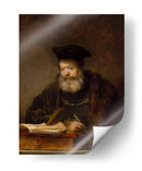 Erudito al atril - Rembrandt van Rijn | Cuadro decorativo de Canvas Lab