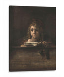 Titus en su escritorio - Rembrandt van Rijn | Cuadro decorativo de Canvas Lab