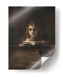 Titus en su escritorio - Rembrandt van Rijn | Cuadro decorativo de Canvas Lab
