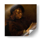 Titus van Rijn, el hijo del artista, leyendo - Rembrandt van Rijn | Cuadro decorativo de Canvas Lab