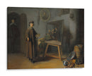 Un pintor en su estudio - Rembrandt van Rijn | Cuadro decorativo de Canvas Lab