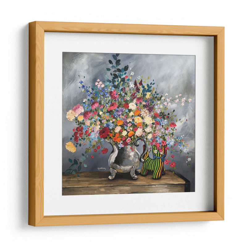 El gato y el jarrón - Adriana Sosa | Cuadro decorativo de Canvas Lab