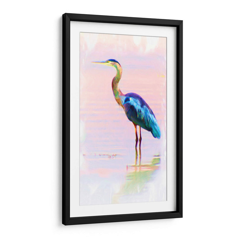 Blue heron - Ezdrifter | Cuadro decorativo de Canvas Lab