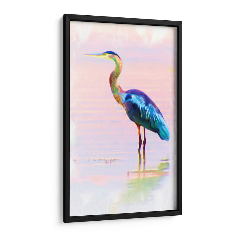 Blue heron - Ezdrifter | Cuadro decorativo de Canvas Lab