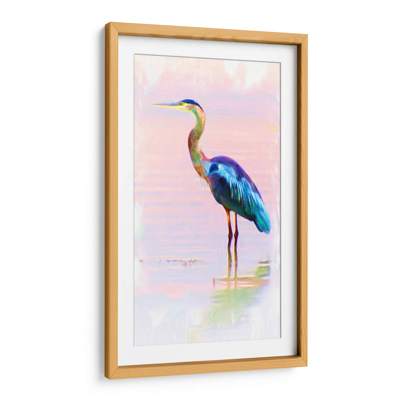 Blue heron - Ezdrifter | Cuadro decorativo de Canvas Lab