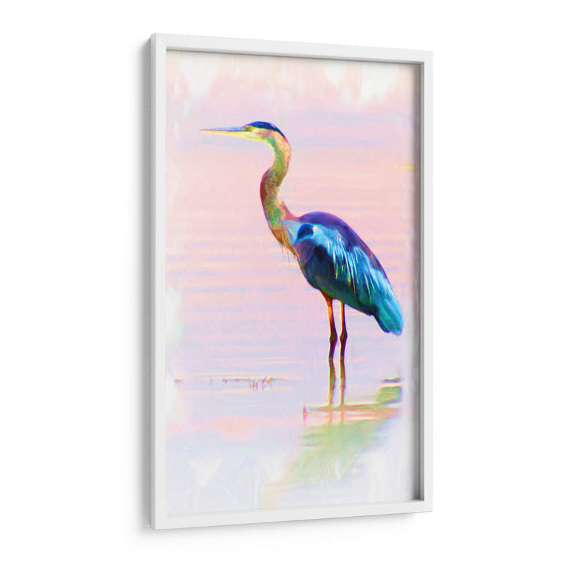 Blue heron - Ezdrifter | Cuadro decorativo de Canvas Lab
