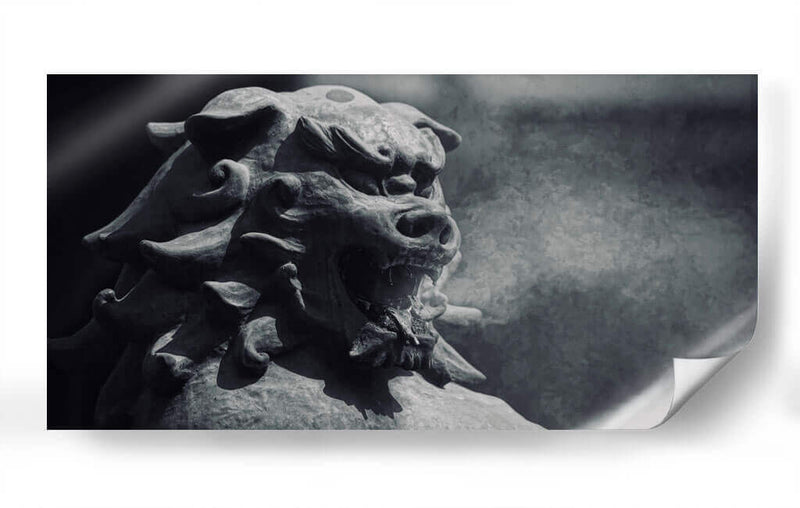 Estatua dragón humeante - Nagano, Japón - Josué Altamira | Cuadro decorativo de Canvas Lab