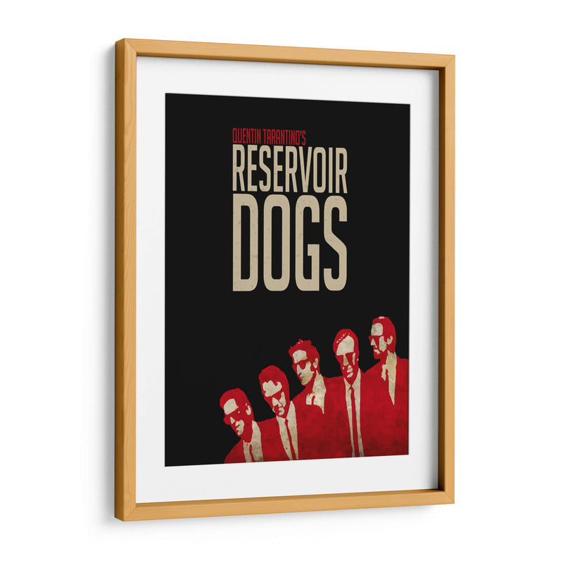 Red Reservoir Dogs | Cuadro decorativo de Canvas Lab