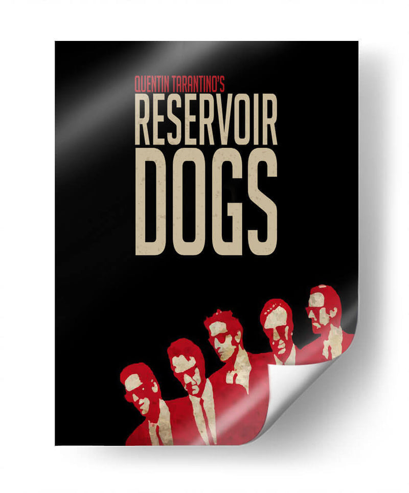 Red Reservoir Dogs | Cuadro decorativo de Canvas Lab