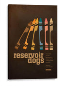 Reservoir Dogs Crayola | Cuadro decorativo de Canvas Lab
