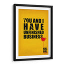 Unfinished Business | Cuadro decorativo de Canvas Lab