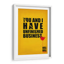 Unfinished Business | Cuadro decorativo de Canvas Lab