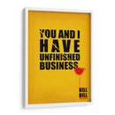 Unfinished Business | Cuadro decorativo de Canvas Lab