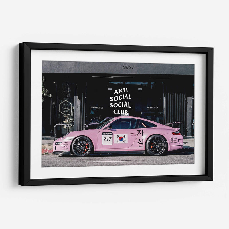 ASSC pink porsche | Cuadro decorativo de Canvas Lab