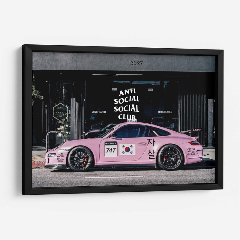 ASSC pink porsche | Cuadro decorativo de Canvas Lab