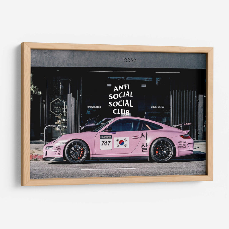 ASSC pink porsche | Cuadro decorativo de Canvas Lab