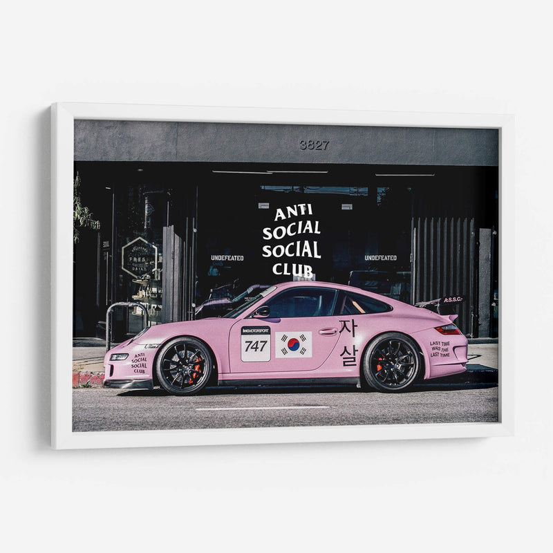 ASSC pink porsche | Cuadro decorativo de Canvas Lab