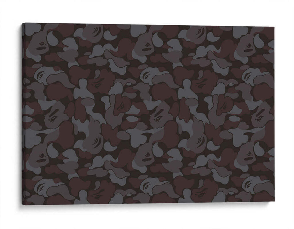 Bape Black camo | Cuadro decorativo de Canvas Lab