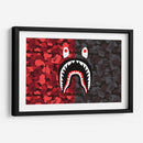 Bape Red-Black Camo | Cuadro decorativo de Canvas Lab