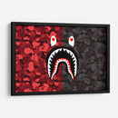 Bape Red-Black Camo | Cuadro decorativo de Canvas Lab