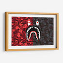Bape Red-Black Camo | Cuadro decorativo de Canvas Lab