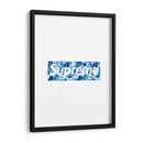 Bape X Sup Blue Box Logo | Cuadro decorativo de Canvas Lab