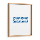 Bape X Sup Blue Box Logo | Cuadro decorativo de Canvas Lab
