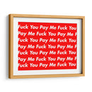 FY pay me | Cuadro decorativo de Canvas Lab