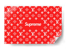 LV Sup Red | Cuadro decorativo de Canvas Lab