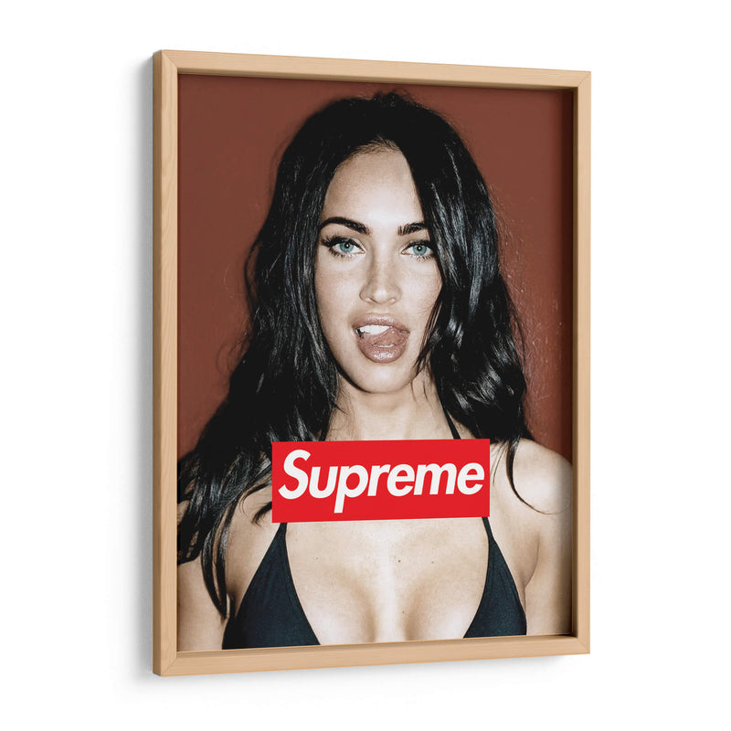Megan Fox Sup | Cuadro decorativo de Canvas Lab