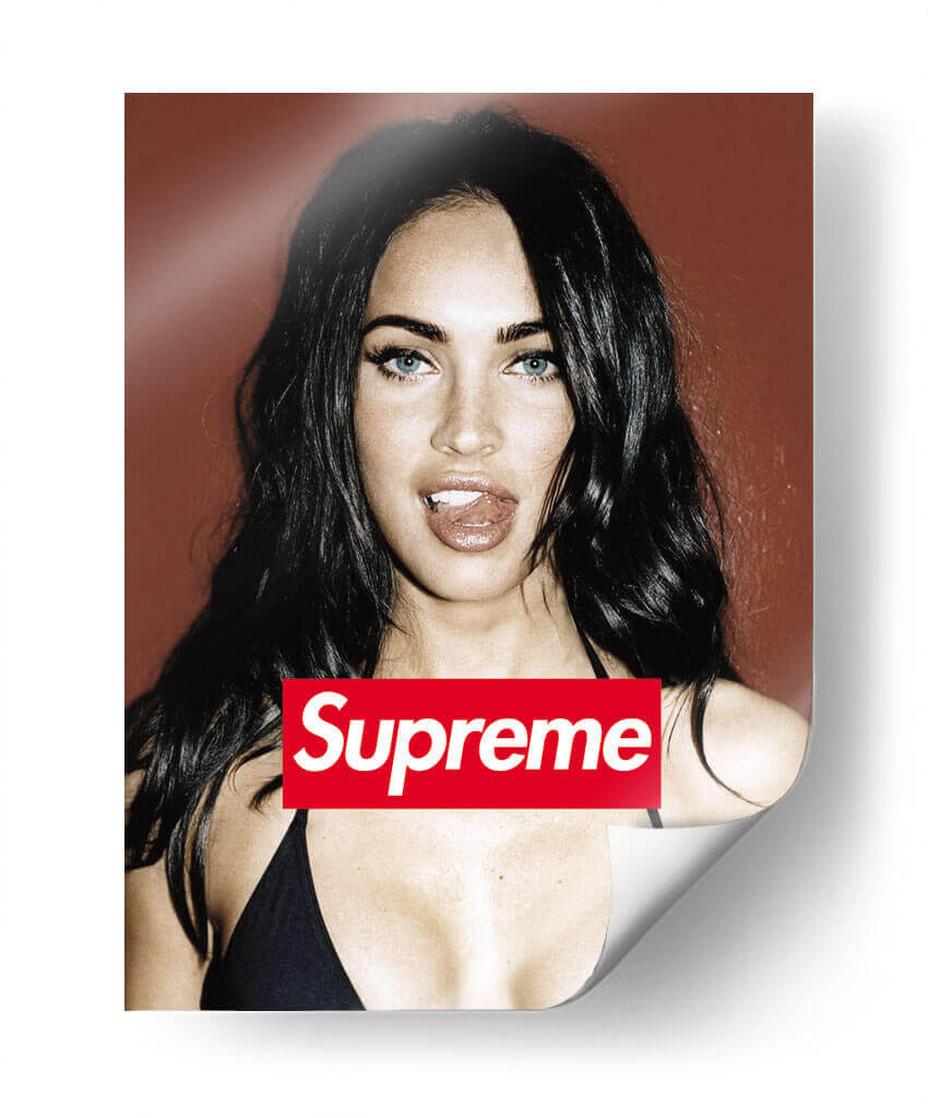 Megan Fox Sup | Cuadro decorativo de Canvas Lab