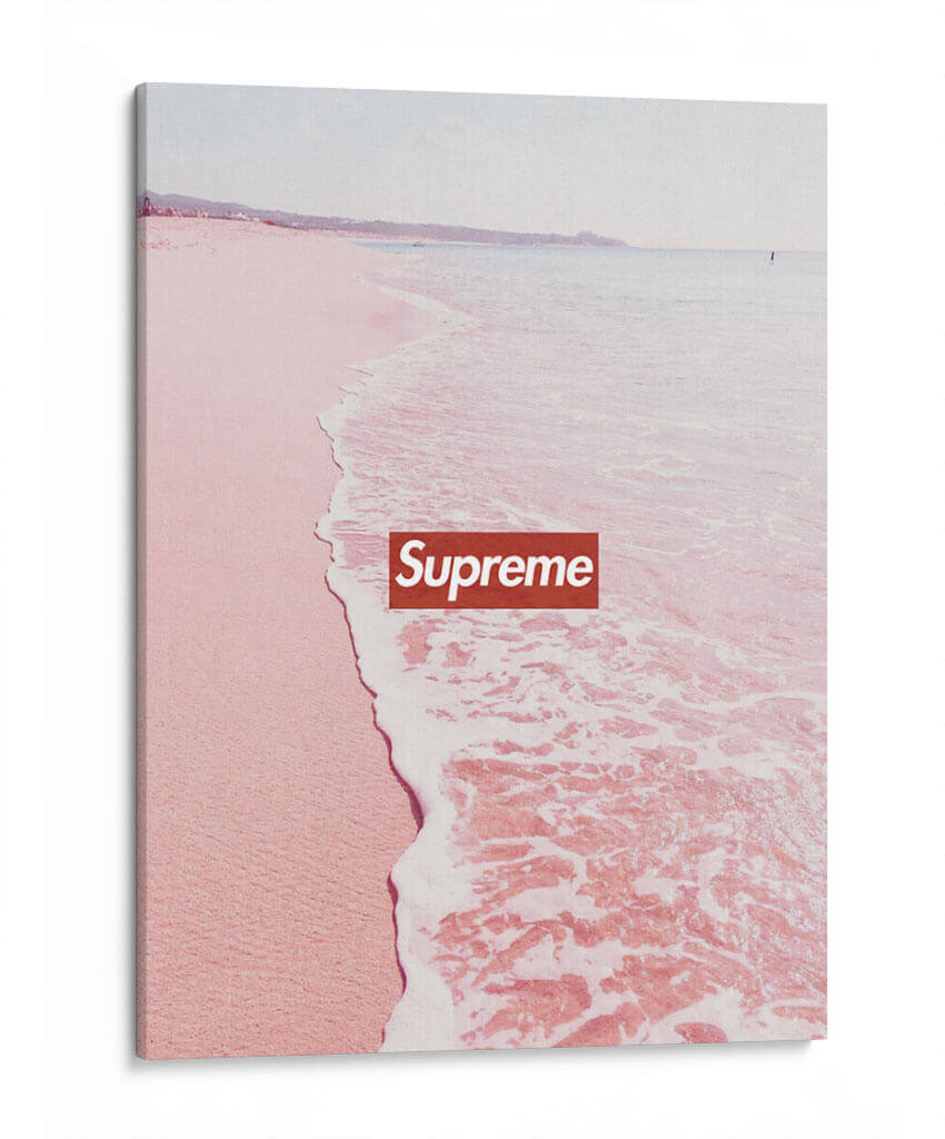 Pink Shore Sup | Cuadro decorativo de Canvas Lab