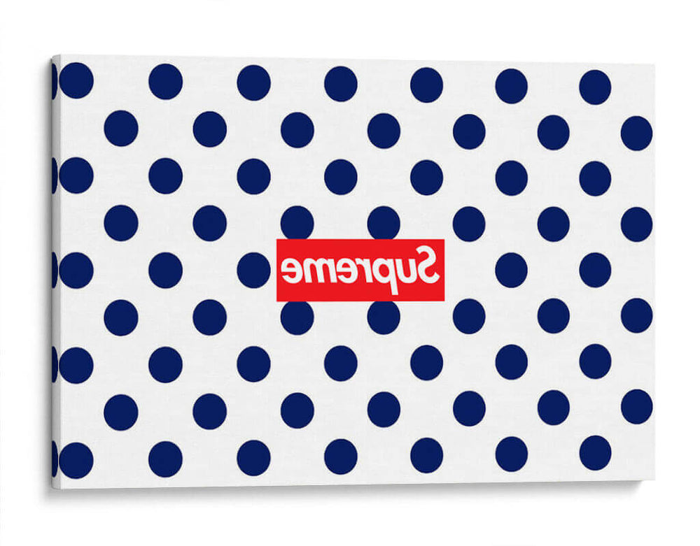 Polka dots box logo | Cuadro decorativo de Canvas Lab