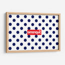 Polka dots box logo | Cuadro decorativo de Canvas Lab