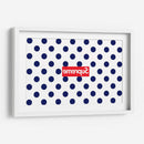 Polka dots box logo | Cuadro decorativo de Canvas Lab