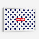 Polka dots box logo | Cuadro decorativo de Canvas Lab