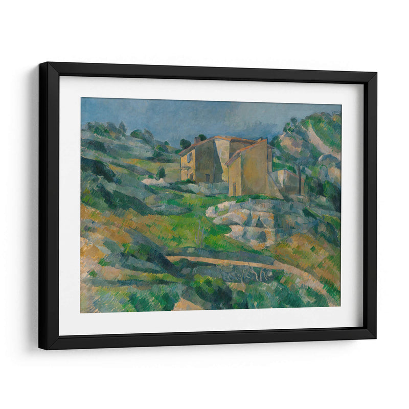 Casas en Provenza - Paul Cézanne | Cuadro decorativo de Canvas Lab