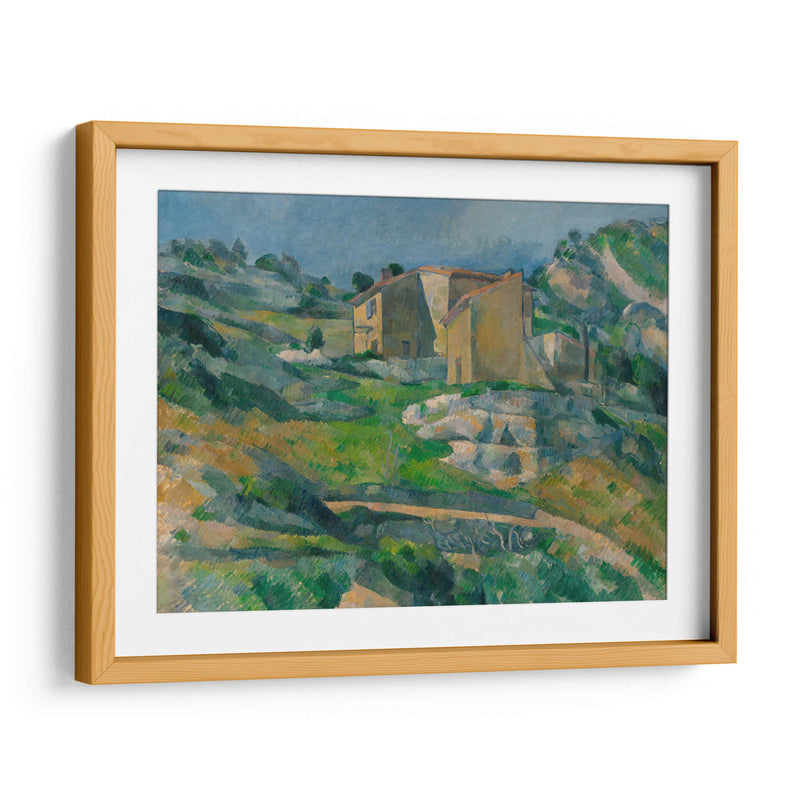 Casas en Provenza - Paul Cézanne | Cuadro decorativo de Canvas Lab