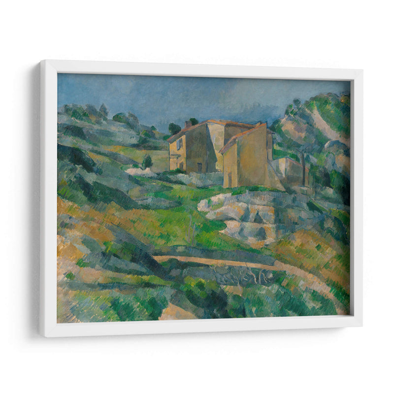Casas en Provenza - Paul Cézanne | Cuadro decorativo de Canvas Lab