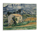Casa en la Provenza - Paul Cézanne | Cuadro decorativo de Canvas Lab