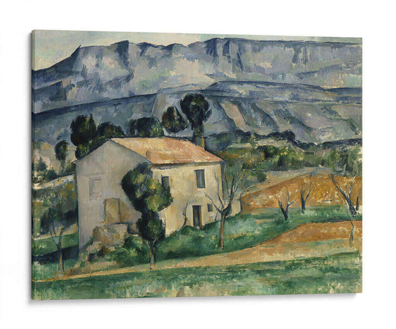 Casa en la Provenza - Paul Cézanne | Cuadro decorativo de Canvas Lab