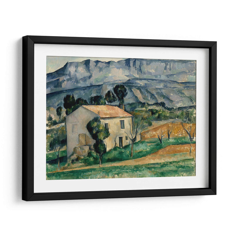 Casa en la Provenza - Paul Cézanne | Cuadro decorativo de Canvas Lab